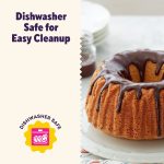 Wilton Everyday Non-Stick Bundt Cake Pan 6" Fluted Tube Baking Pan, Packaging May Vary - Image 6