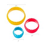 Round Double-Sided Plastic Cookie Cutter Set, 5 Pieces, by Way To Celebrate - Image 5