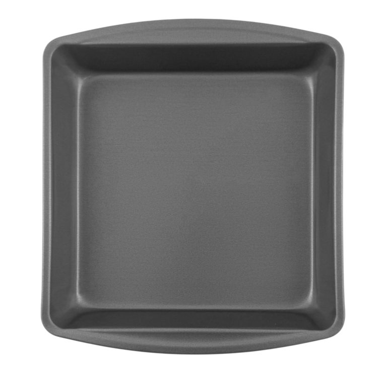 Mainstays 9" x 9" x 2" Nonstick Square Cake Pan, Gray
